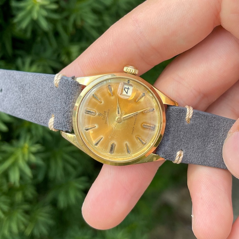 SOLD🔵🔵🔵Rolex Oyster case - Tudor Oyster Date 7961 - Tropic dial